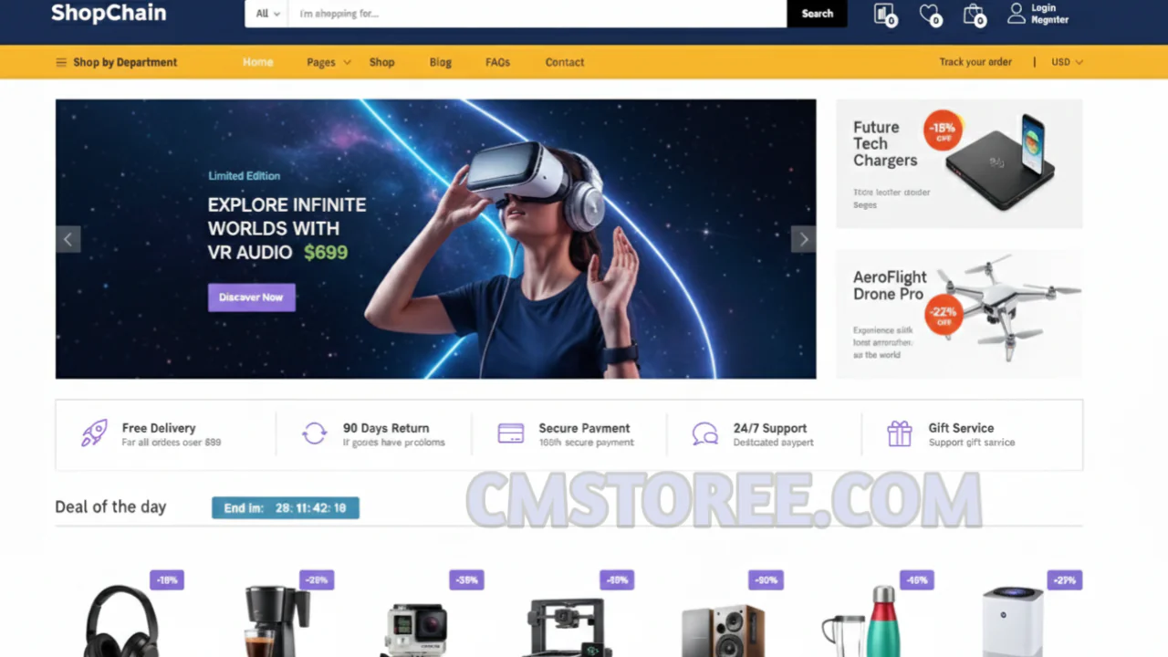 Laravel Based, Fully Responsive Online Store Solution (Full Codes)