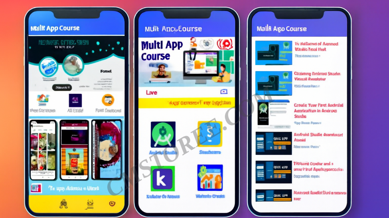 Multi App Learning Platform – Admin & User Source Code | Android Studio